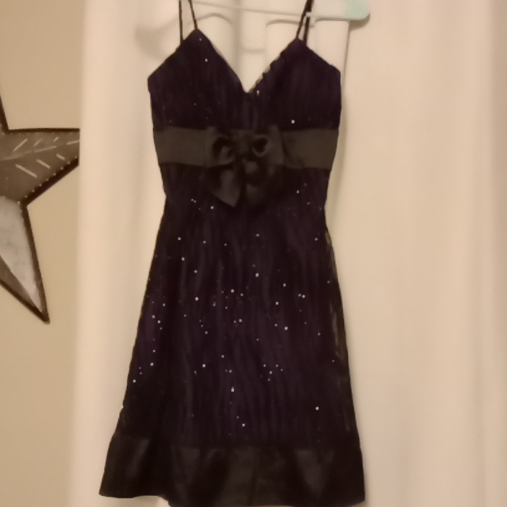 Black and Purple Taboo Formal Dress